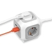 ALEA-Power Stekkerdoos met USB /Stekkerblok (Stekkerdozen 4-voudig, 2x USB Lader en 1,40 m kabel) TYPE F