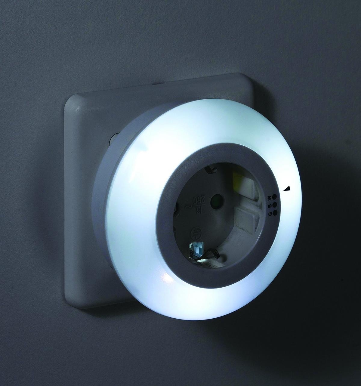 LED nachtlamp + sensor met doorvoer - Rutten Elektroshop