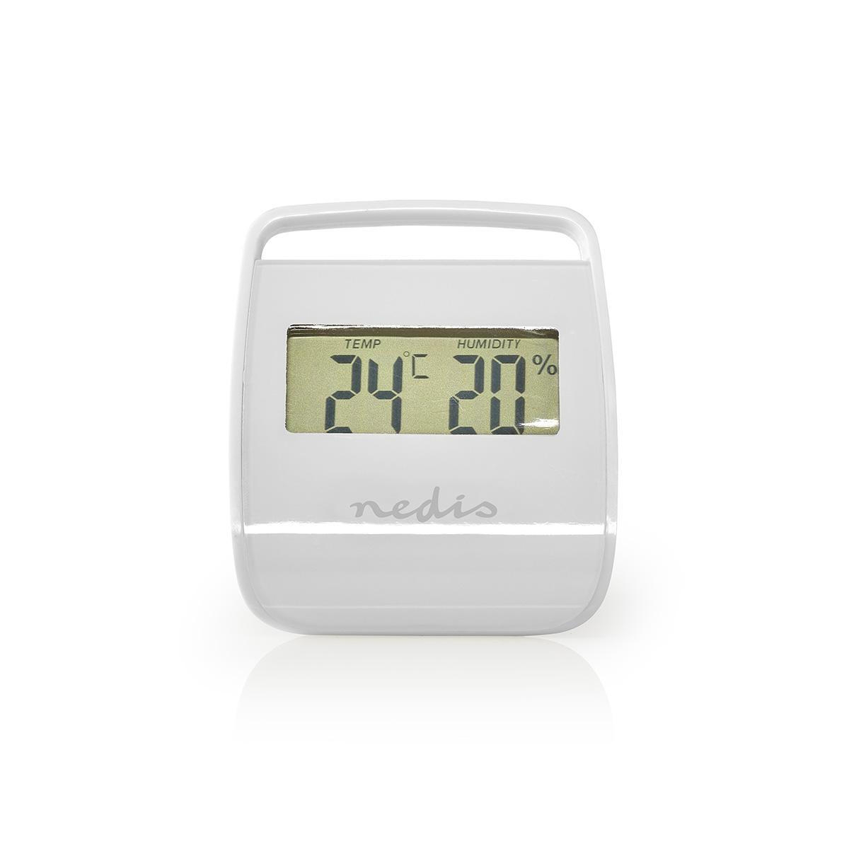 Digitale thermometer Binnen | Binnentemperatuur | Luchtvochtigheid binnenshuis Wit (WEST100WT) Rutten