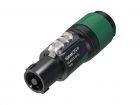 NL4FXX-W-S NEUTRIK - 4-polige speakON kabelconnector, schroefklemmen, trekontlasting voor kabeldiameters 6 tot 12 mm