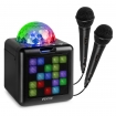 TS130200 KAR15B KARAOKE SPEAKER WITH 2 MICROPHONES BLACK