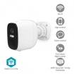 WIFICBO32WT SmartLife Wi-Fi Camera voor Buiten met Accu | 4MP 1440p / 2560x1440 | IP66