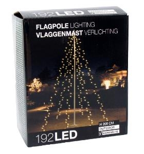 Vlaggenmast verlichting 192 LEDS 190CM