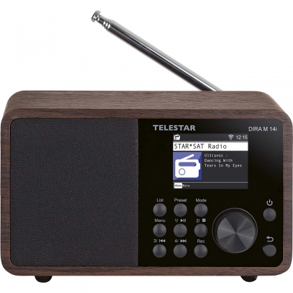 DIRA M 14i multifunctionele radio hout