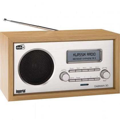 DABMAN 30 DAB+ / FM-radio Hout