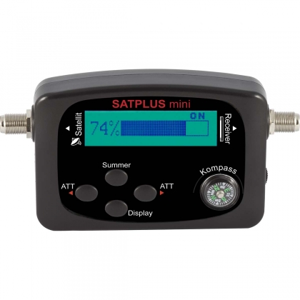 SATPLUS MINI (satellietzoeker met LCD-scherm en kompas)