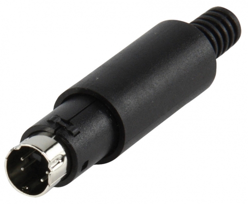 4p mini DIN plug