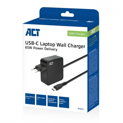 ACT Universele USB-C Snellader | 65W | Wall Charger