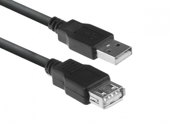 USB 2.0 A male - A female verlengkabel - 3 m