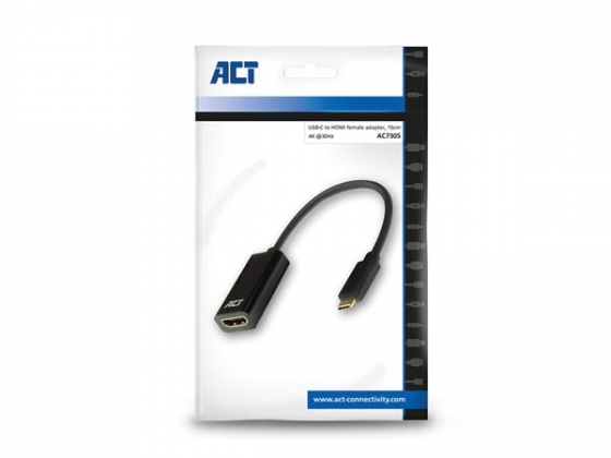 USB-C naar 4K HDMI-Adapter - 4K @ 30 Hz - 0.15 m