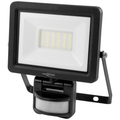 ANSMANN 20W LED-FLOODLIGHT MET BEWEGINGSSENSOR 5000K 2200 LUMEN