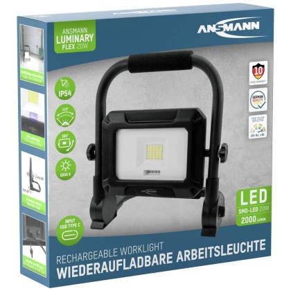 Ansmann FL20W-R Accubouwlamp 20W 2000 lm 5000K