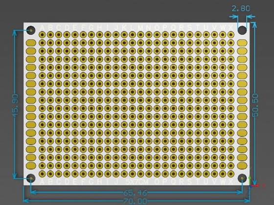 SET UNIVERSELE PROTOTYPING PCB-BOARDS