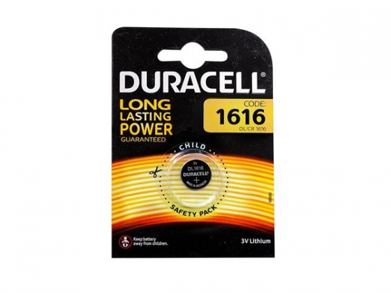 DURACELL - LITHIUM KNOOPCEL MNS 3 V - DL616 - 1  st.