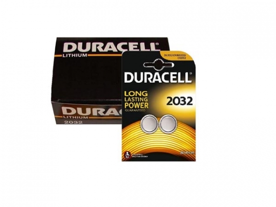 DURACELL - LITHIUM KNOOPCEL 3 V - DL2032 BL2 - 2  st.