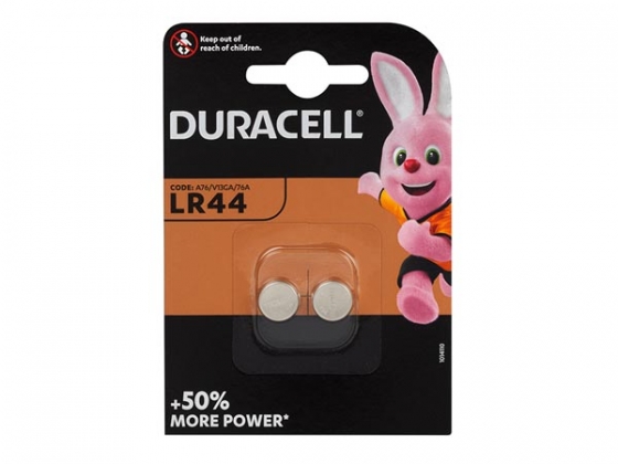 DURACELL - ALKALINE KNOOPCEL 1.5 V - LR44 - 2  st.