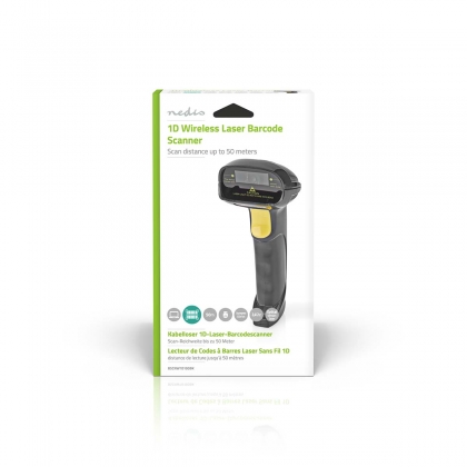 Barcodescanner | Laser | Draadloos | 1D Lineair | Batterij Gevoed / USB Gevoed | USB-dongle