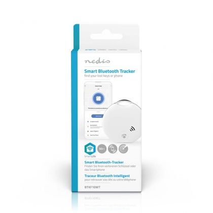 SmartLife Keyfinder | Batterij Gevoed | 1x CR2032 | Incl. batterij(en) | Bluetooth® versie: 4.0 | Batterijlevensduur tot: 1 Jaar | Wit | 1 Stuks