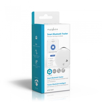 SmartLife Keyfinder | Batterij Gevoed | 1x CR2032 | Incl. batterij(en) | Bluetooth® versie: 4.0 | Batterijlevensduur tot: 1 Jaar | Wit | 1 Stuks