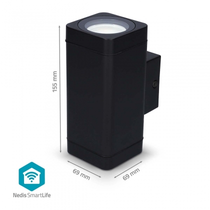 Smartlife Buitenlamp | 760 lm | Bluetooth® | 8.5 W | Warm tot Koel Wit | 2700 - 6500 K | ABS | Android™ / IOS