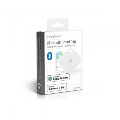 Keyfinder | Geschikt voor: Apple Find My App | Batterij Gevoed | 1x CR2032 | Incl. batterij(en) | Bluetooth® versie: 5.1 | Batterijlevensduur tot: 1 Jaar | Wit | 1 Stuks