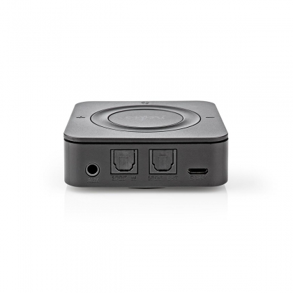 Bluetooth® Zender / Ontvanger | Input: 1x AUX / 1x SPDIF | Output: 1x AUX / 1x SPDIF | AptX ™ Low latency / AptX™ / SBC | Maximaal 2 Apparaten | Maximale batterijduur: 22 uur | Zwart