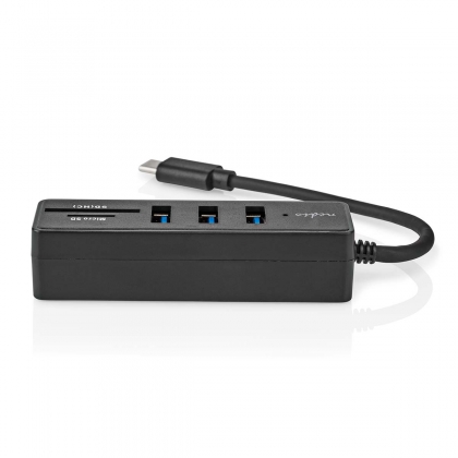 USB-Hub | 1x USB-C™ | 3x USB A Female | 5-Poorts poort(en) | USB 3.2 Gen 1 | USB Gevoed | 5 Gbps | SD & MicroSD