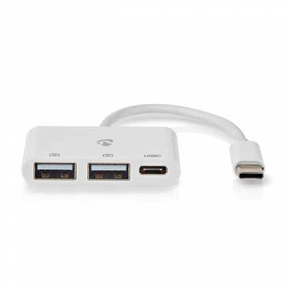 USB-Hub | 1x USB-C™ | 1x USB-C™ / 2x USB 2.0 A Female | 3 poort(en) | USB Gevoed