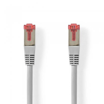 CAT6 Netwerkkabel | RJ45 Male | RJ45 Male | SF/UTP | 0.25 m | Rond | PVC | Grijs | Label