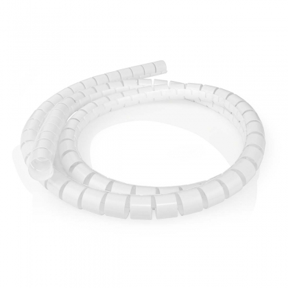 Kabelmanagement | Spiraalvormige sleeve | 1 Stuks | Maximale kabeldikte: 32 mm | PE | Wit