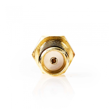 SMA-Adapter | SMA Female | TS9 | Verguld | 50 Ohm | Recht | Koper | Goud | 2 Stuks | Doos