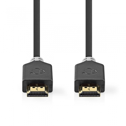 Ultra High Speed ​​HDMI™-Kabel | HDMI™ Connector | HDMI™ Connector | 8K@60Hz | 48 Gbps | 3.00 m | Rond | 6.7 mm | Antraciet | Doos