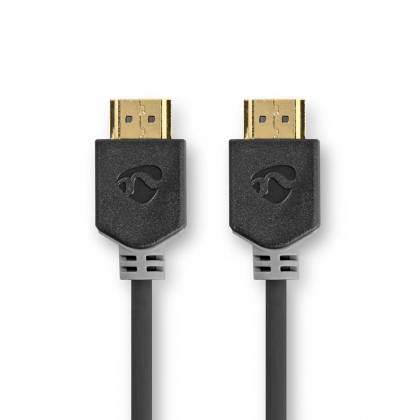 Ultra High Speed ​​HDMI™-Kabel | HDMI™ Connector | HDMI™ Connector | 8K@60Hz | 48 Gbps | 3.00 m | Rond | 6.7 mm | Antraciet | Doos