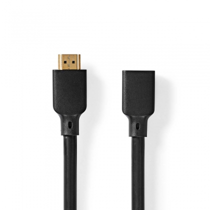 Ultra High Speed ​​HDMI™-Kabel | HDMI™ Connector | HDMI™ Output | 8K@60Hz | 48 Gbps | 1.00 m | Rond | 7.9 mm | Zwart | Doos