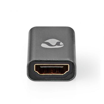 HDMI™-Repeater | 20 m | 4K@30Hz | 10.2 Gbps | Aluminium | Gun Metal Grijs