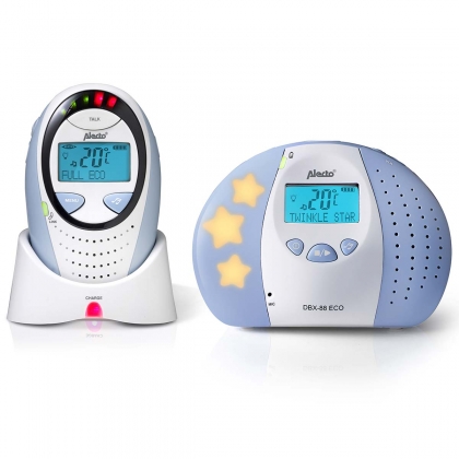 DBX-88 ECO Full Eco DECT babyfoon met display wit/blauw