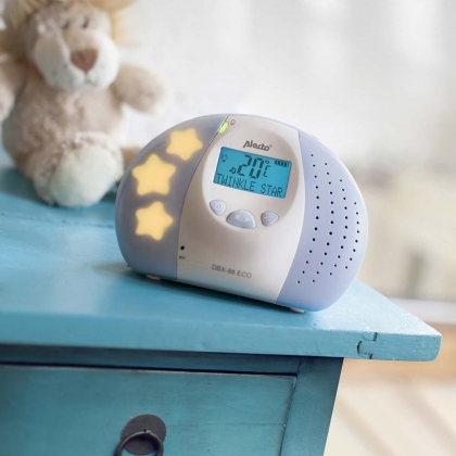 DBX-88 ECO Full Eco DECT babyfoon met display wit/blauw