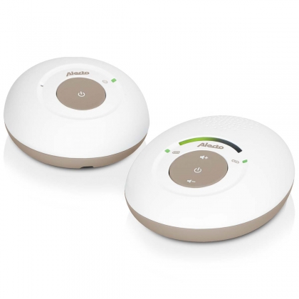 Babyfoon Eco DECT, wit/taupe