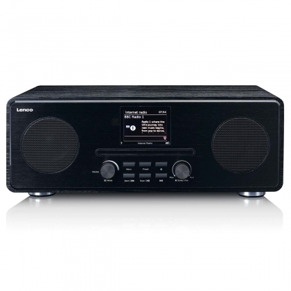 Internet / DAB+ / FM-radio met CD-speler en Bluetooth® Zwart