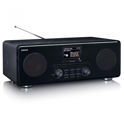 Internet / DAB+ / FM-radio met CD-speler en Bluetooth® Zwart