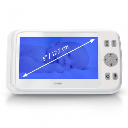 DVM-275 Video babyfoon met 5" kleurendisplay wit