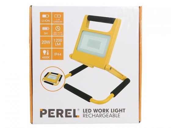 HERLAADBARE LED-WERKLAMP - SLANK DESIGN - 20 W - 4000 K