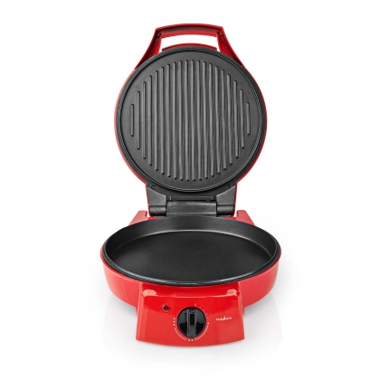 Pizzamaker en Grill | 30 cm | Regelbare temperatuur | 1800 W