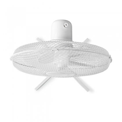 Staande Ventilator | Diameter: 400 mm | 3 Snelheden | Zwenkfunctie | 45 W | Verstelbare hoogte | Uitschakeltimer | Afstandsbediening | Briesstanden: Neutraal / Slaap | Wit