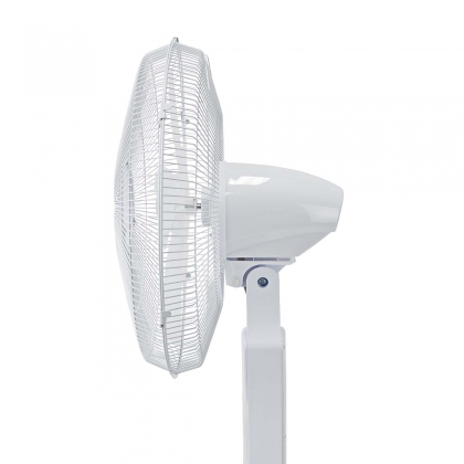 SmartLife Ventilator | Wi-Fi | 400 mm | Verstelbare hoogte | Draait automatisch | 3 Snelheden | Tijdschakelaar | Afstandsbediening | Android™ / IOS | Wit