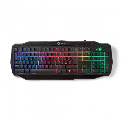 Gaming Combo Kit | 4-in-1 | Toetsenbord, Koptelefoon, Muis en Muismat | Blauw / Zwart | QWERTY | Italiaans