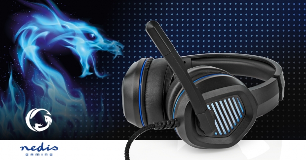 Gaming Headset | Over-Ear | Surround | USB Type-A | Inklapbare Microfoon | 2.10 m | LED