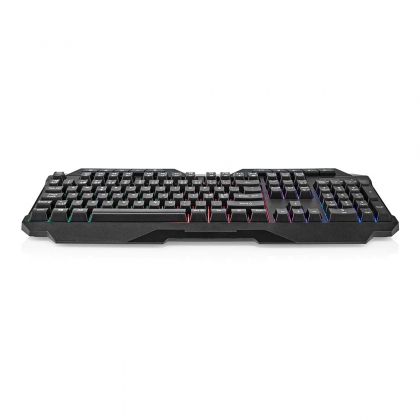 Bedraad Gaming Toetsenbord | USB Type-A | Membrane Toetsen | LED | QWERTY | Scandinavisch | USB Gevoed | Lengte stroomkabel: 1.30 m | Multimedia