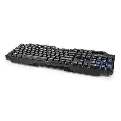 Bedraad Gaming Toetsenbord | USB Type-A | Membrane Toetsen | LED | QWERTY | Scandinavisch | USB Gevoed | Lengte stroomkabel: 1.30 m | Multimedia