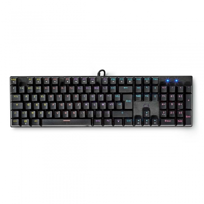 Bedraad Gaming Toetsenbord | USB Type-A | Mechanische Toetsen | LED | AZERTY | Frans | USB Gevoed | Lengte stroomkabel: 1.50 m | Gaming